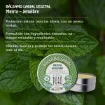 Bálsamo Labial Lata Jengibre Menta - Imagen 2