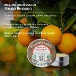 Bálsamo Labial Lata Naranja y Bergamota - Imagen 2