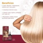 Tintura de pelo Henna Crema Surya Brasil Rubio Sueco - Imagen 4