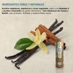Bálsamo Labial Vainilla Canela Karité Cacao Kraft - Imagen 5