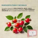 Shampoo Sólido de Rosas y Rosa Mosqueta 100 g - Imagen 3