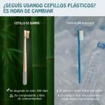 Cepillo de dientes de Bambú natural Gris - Imagen 8