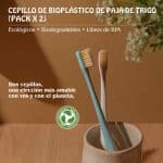 Cepillo de dientes de Bio Plástico x2 - Imagen 3