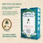 Jabón Vegetal de Aceite de Coco de Mbocayá 120 g - Imagen 2