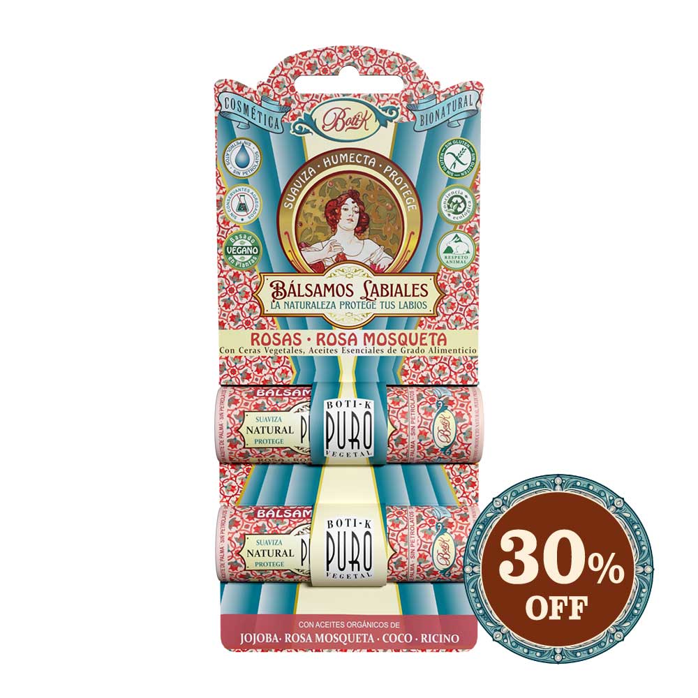 Blister duo Bálsamo Labial Rosa Mosqueta Kraft
