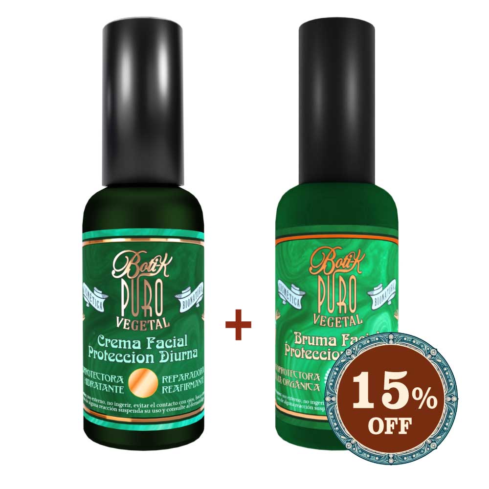 Kit Crema Protectora Facial Dia 50 ml + Bruma 50 ml