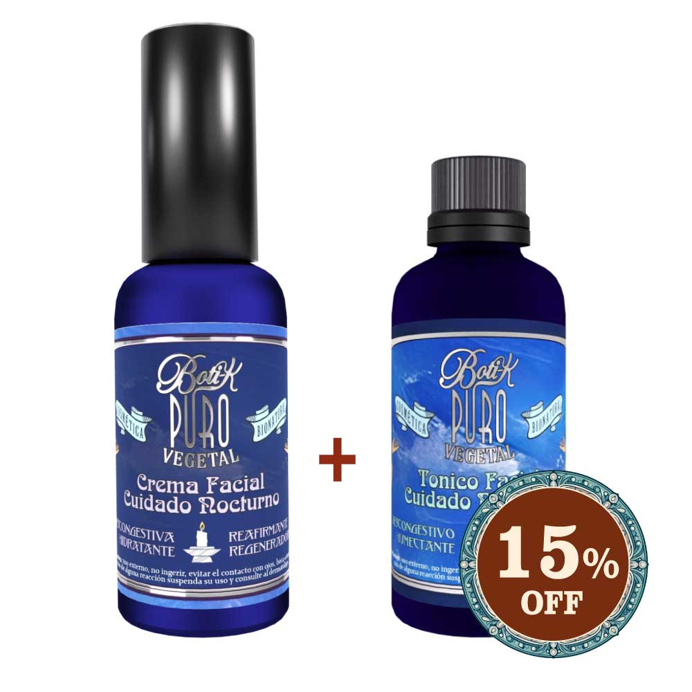 Kit Crema Protectora Facial Nocturna 50 ml + Tónico 50 ml