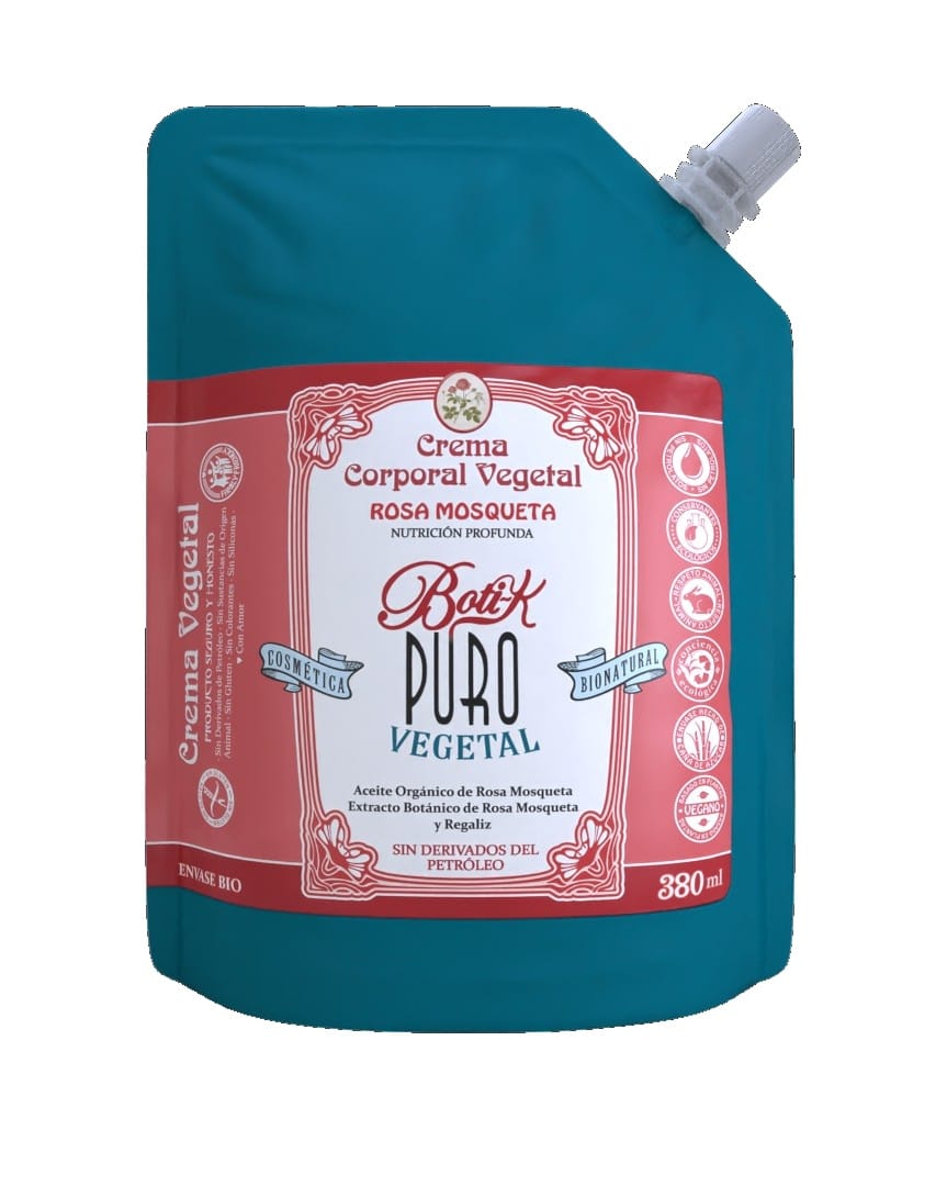 Sachet Crema Corporal Vegetal Rosa Mosqueta 380 ml