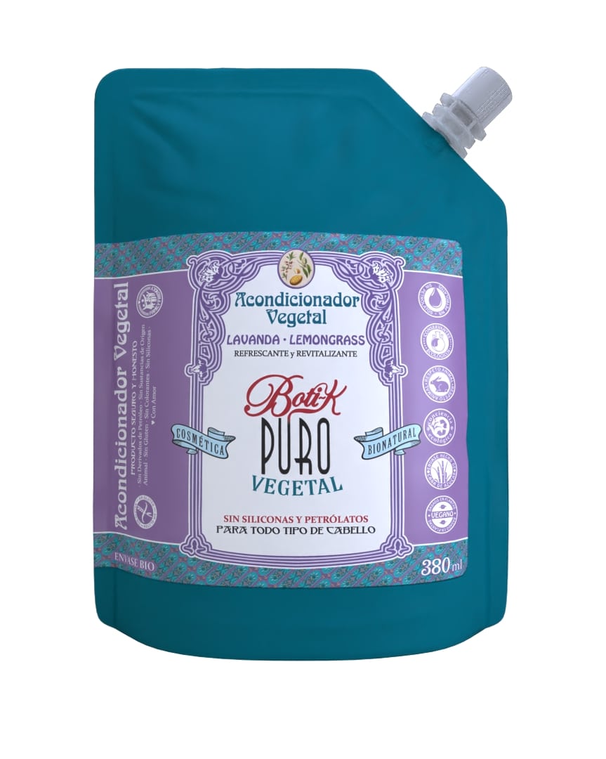 Sachet Acondicionador Vegetal Lavanda y Lemongrass 380ml